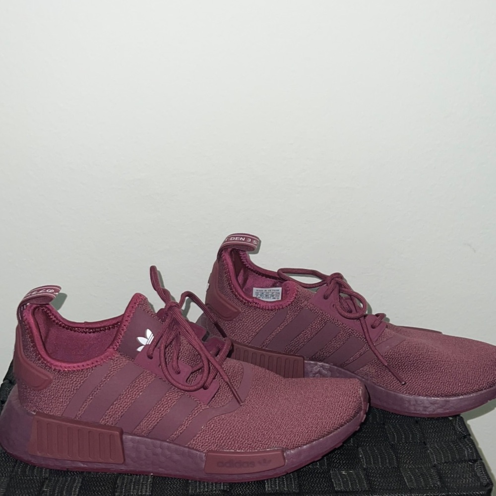 Adidas NMD Burgundy Sneakers